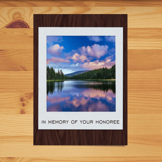 A Living Tribute Commemorative Card