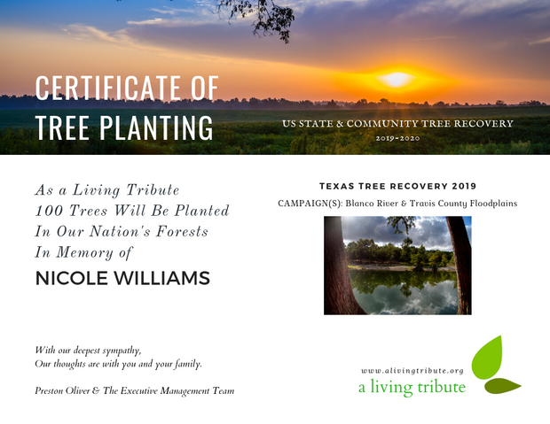 Central Texas Tree Recovery E-Card